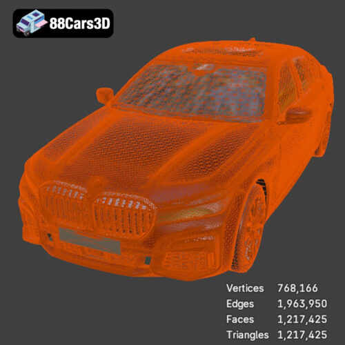 BMW 7-Series M Long 2020 3D Model Download STL FBX OBJ GLB Blend - Gallery Image 7 BMW 7-Series M Long 2020
