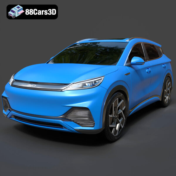 BYD Atto 3 3D Model Download STL FBX OBJ GLB Blend - Gallery Image 1 BYD Atto 3
