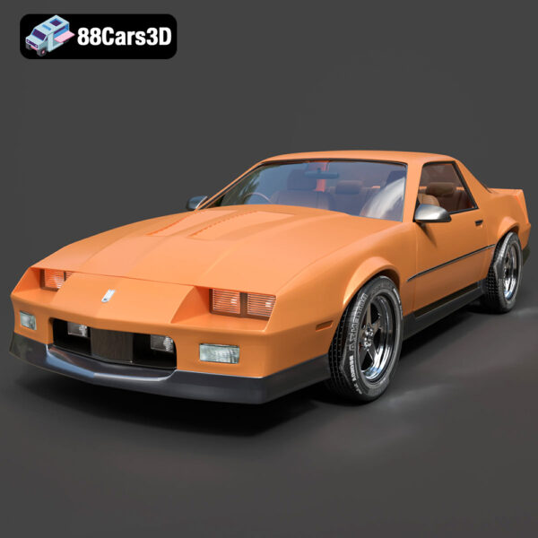 Chevrolet Camaro Gen 3 3D Model Download STL FBX OBJ GLB Blend - Gallery Image 1 Chevrolet Camaro Gen 3