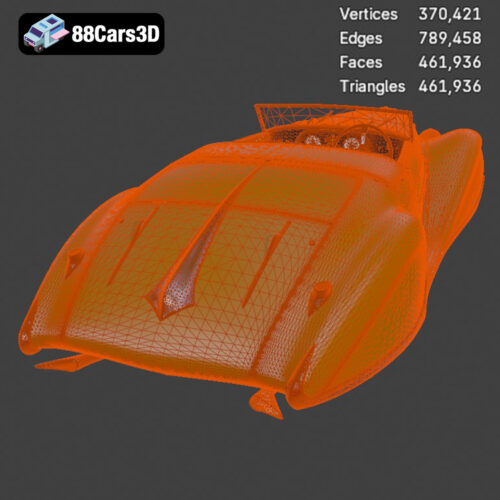 Delahaye T165 1939 3D Model Download STL FBX OBJ GLB Blend - Gallery Image 8 Delahaye T165 1939