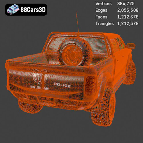 Dodge RAM 2500 2023 Police Car