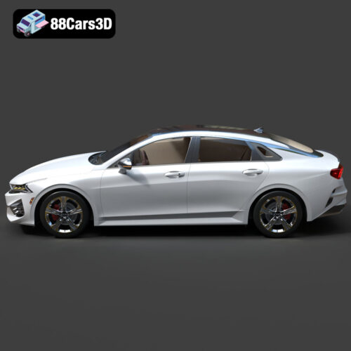 Kia K5 2021 3D Model Download STL FBX OBJ GLB Blend - Gallery Image 2 Kia K5 2021