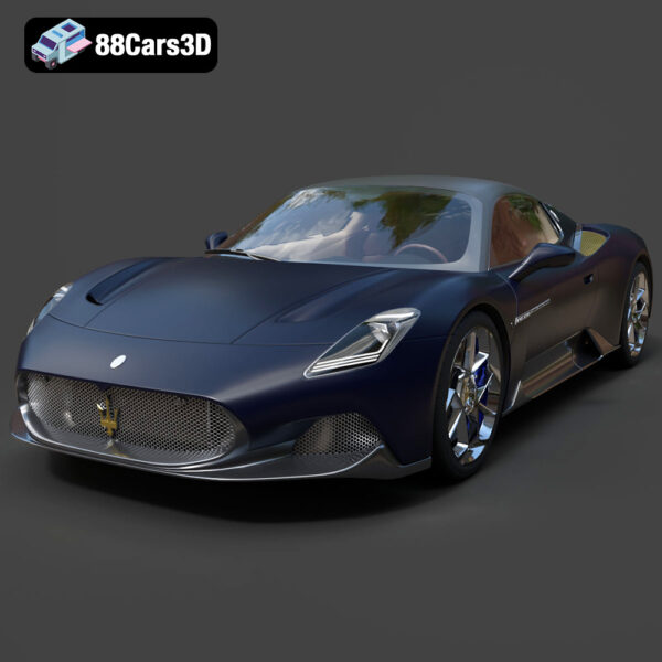 Maserati MC20 3D Model Download STL FBX OBJ GLB Blend - Gallery Image 1 Maserati MC20