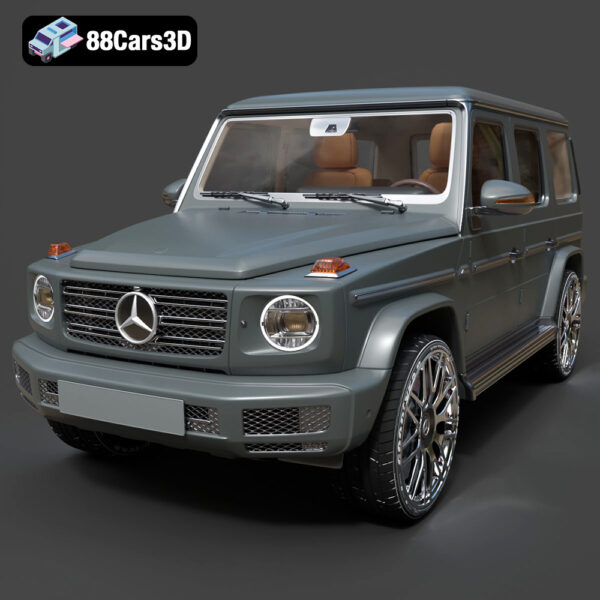 Mercedes-Benz G63 3D Model Download STL FBX OBJ GLB Blend - Gallery Image 1 Mercedes-Benz G63