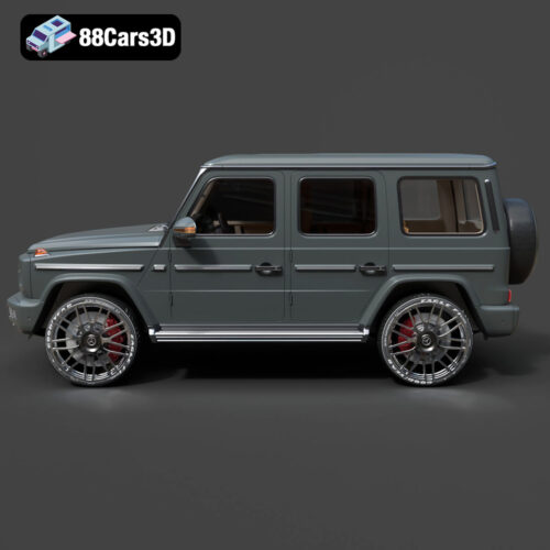 Mercedes-Benz G63 3D Model Download STL FBX OBJ GLB Blend - Gallery Image 2 Mercedes-Benz G63