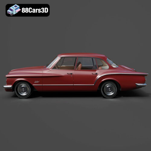 Plymouth Valiant Sedan 1960 3D Model Download STL FBX OBJ GLB Blend - Gallery Image 2 Plymouth Valiant Sedan 1960