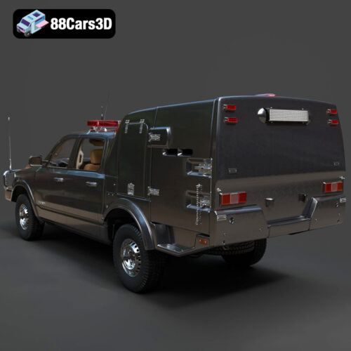 Dodge RAM 1500 Police Paddy Wagon Rigged