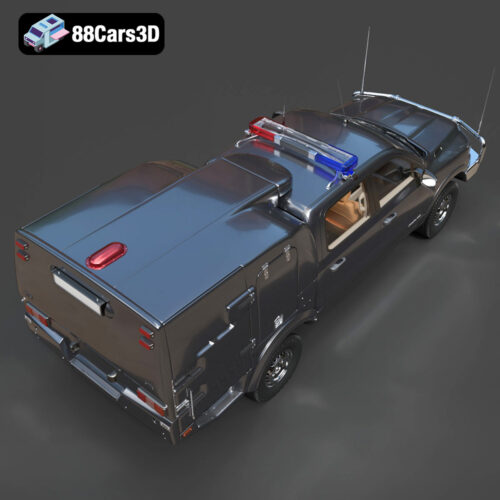 Dodge RAM 1500 Police Paddy Wagon Rigged