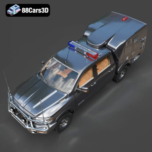 Dodge RAM 1500 Police Paddy Wagon Rigged