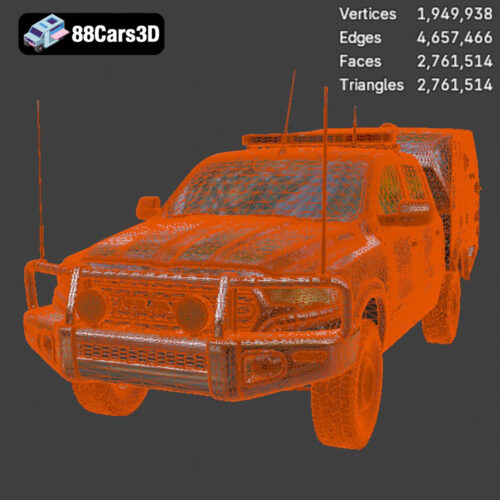 Dodge RAM 1500 Police Paddy Wagon Rigged