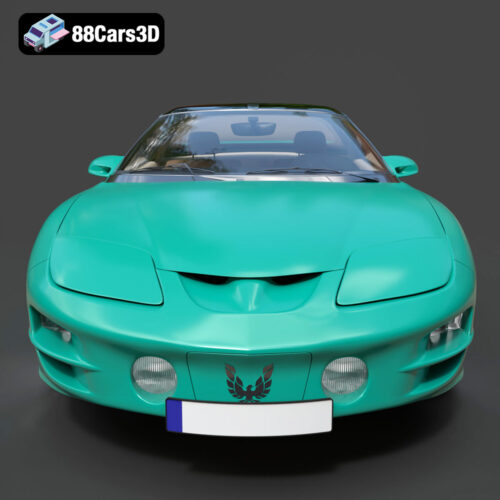 Pontiac Firebird Trans Am 1998 3D Model Download STL FBX OBJ GLB Blend - Gallery Image 5 Pontiac Firebird Trans Am 1998