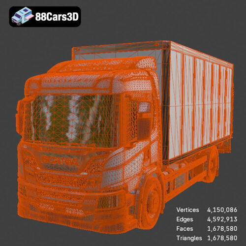 Scania P500 Lorry Truck 2018